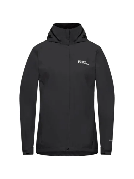 Dámska bunda do dažďa Jack Wolfskin Trailtime 2L black čierna