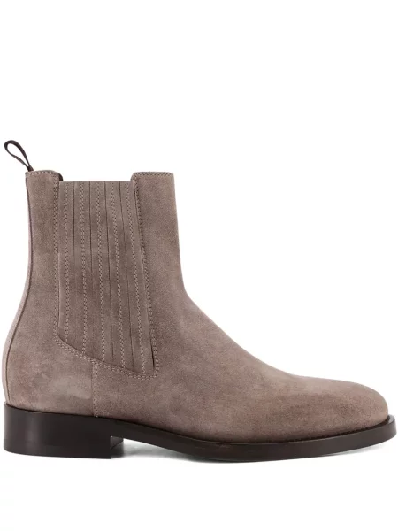 Botine Brunello Cucinelli din piele de căprioară gri