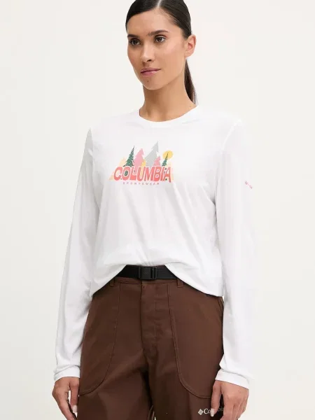 Блуза с дълги ръкави Columbia Ruby Springs бяло