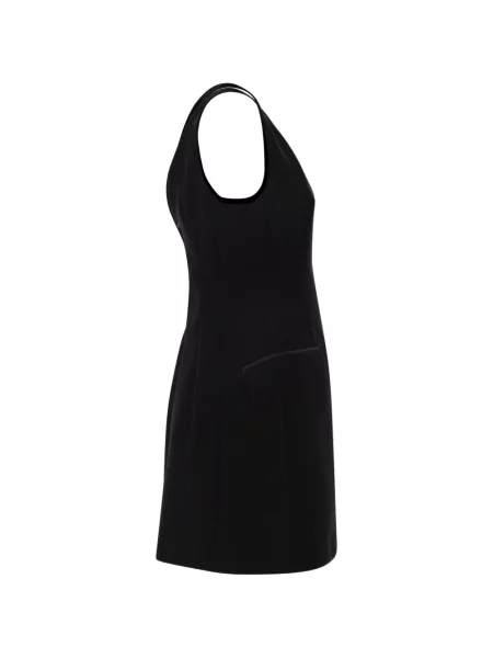Rochie mini Sportmax cu decolteu în V negru