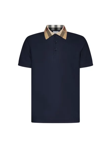Koszulka polo Burberry niebieska