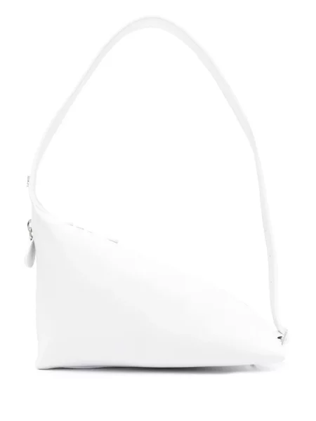 Torebka skórzana Courreges skórzana biała