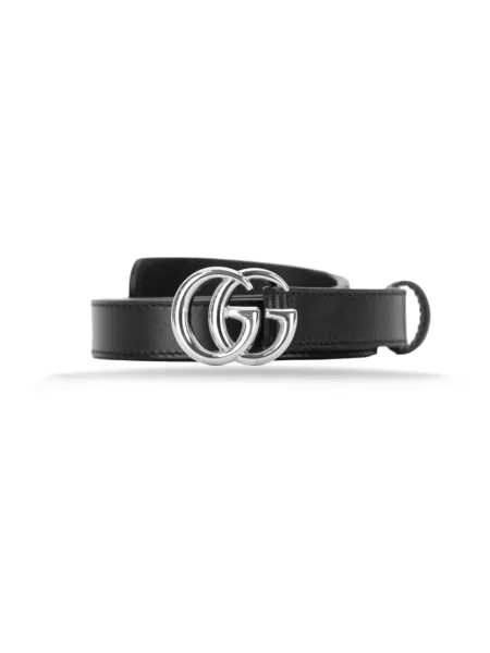 Pasek Gucci skórzany czarny