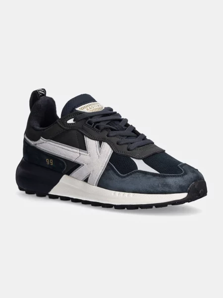 Sneakersy Kaotiko skórzane czarne