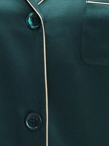 Rochie tip cămașă Eres verde