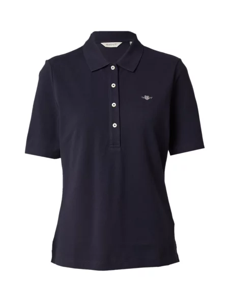 Gant Tricou polo Shield Bleumarin