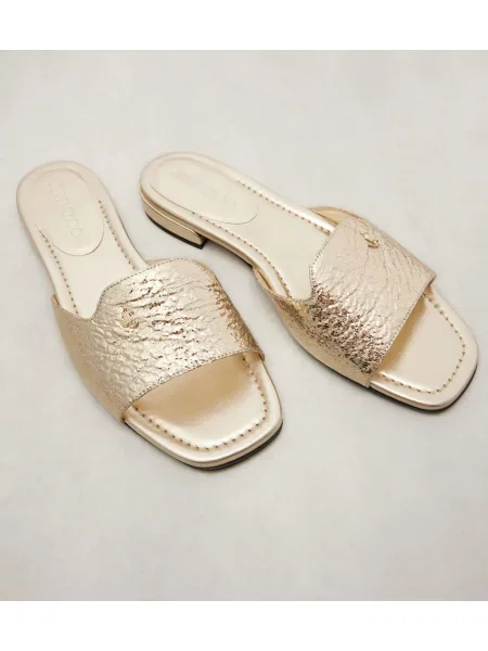Sandále Jimmy Choo zlatá