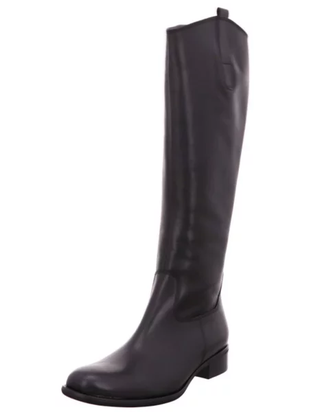 GABOR Μπότες Weitschaftstiefel Damen Glattleder in schwarz' μαύρο