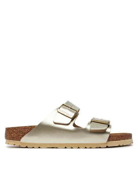 Šľapky BIRKENSTOCK Arizona BF Narrow electric metallic gold