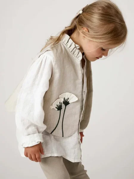 Donsje Дитяча лляна блузка Anoeche Linen Blouse