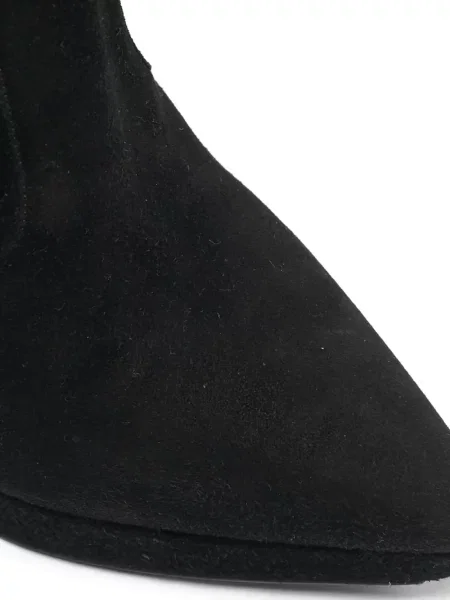 Cizme Le Silla din piele de căprioară cu platformă negru