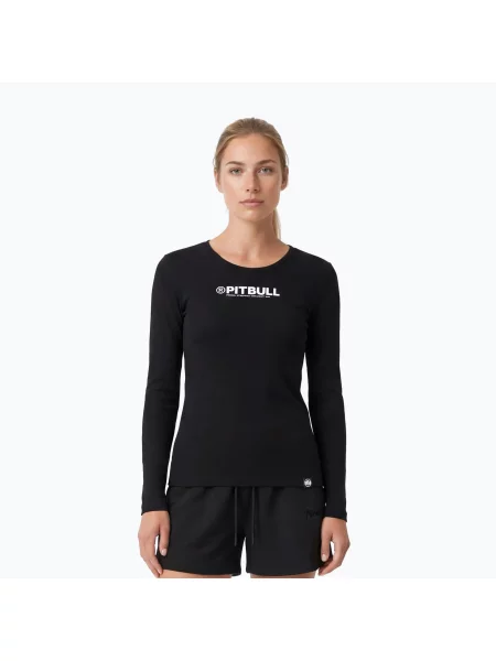 Tricou cu mânecă lungă Pitbull negru