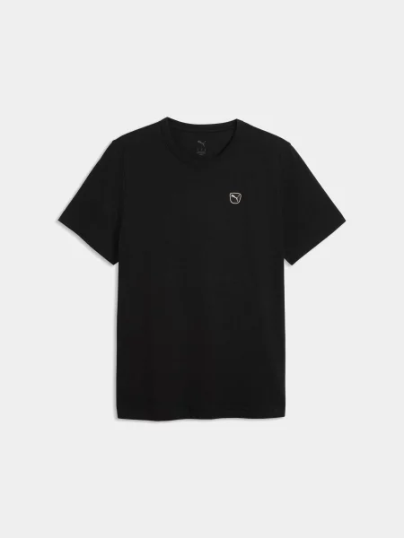 Футболка PUMA Ess Elevated Tee комбінований верх чорний