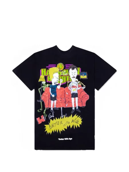 Tricou Better With Age cu imagine negru