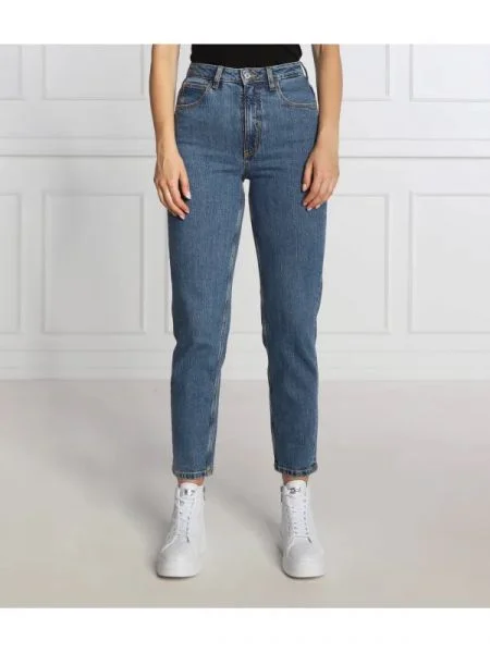 GUESS Blugi | Mom Fit albastru