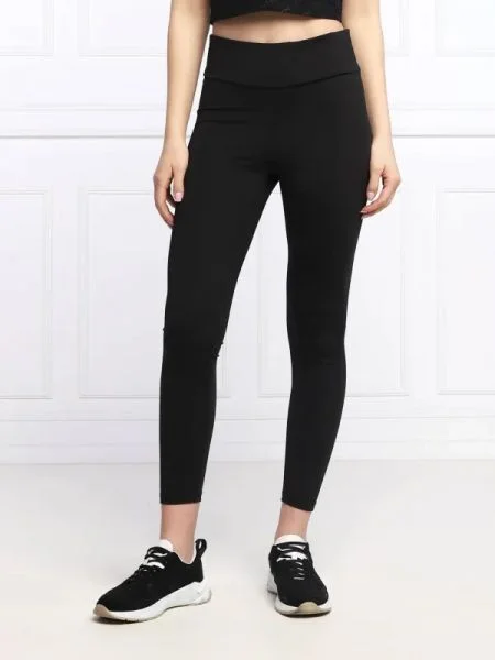 Talie pantaloni Dkny Sport cu talie înaltă negru