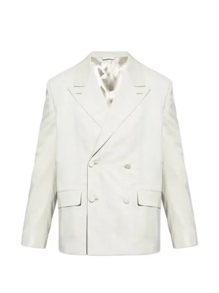 Sacou Givenchy cu două rânduri de nasturi alb