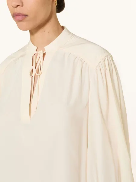 Herzens Hedvábná Halenka krémová