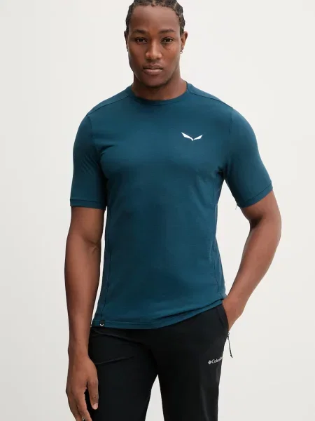 Salewa tricou sport PUEZ DRY turcoaz