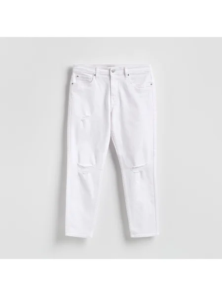 Reserved Szaggatott carrot slim farmer fehér