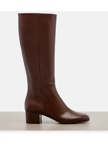 Cizme Gianvito Rossi din piele maro