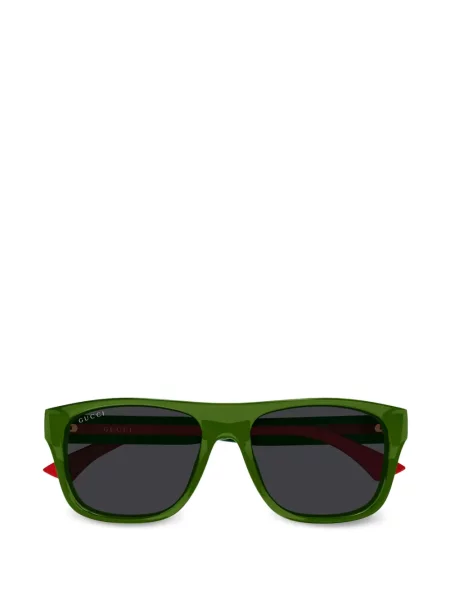 Ochelari de soare pătrați Gucci Eyewear verde