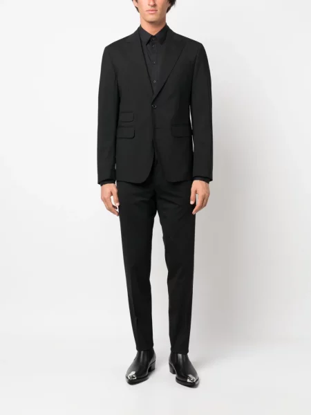 Garnitur Dsquared2 garniturowy jednorzędowy czarny