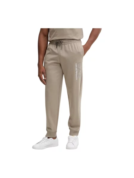 Emporio Armani Spodnie dresowe beżowy