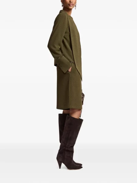 Stras top Essentiel Antwerp asimetric verde