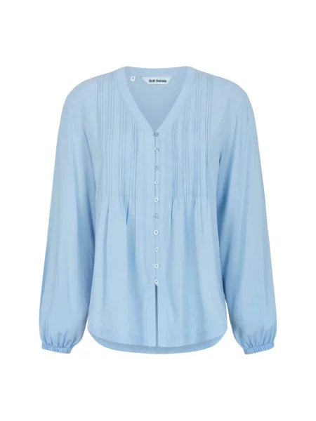 Soft Rebels Bluză Freedom deschis albastru