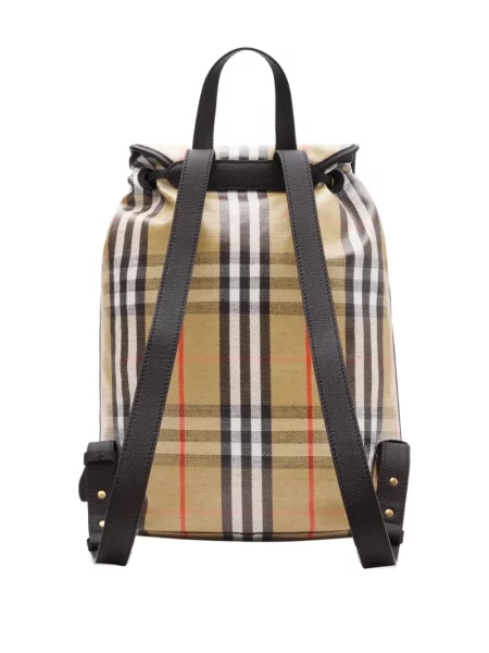 Rucsac Burberry din piele în carouri