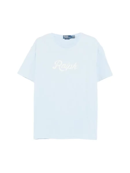 Koszulka polo Polo Ralph Lauren z logo niebieska