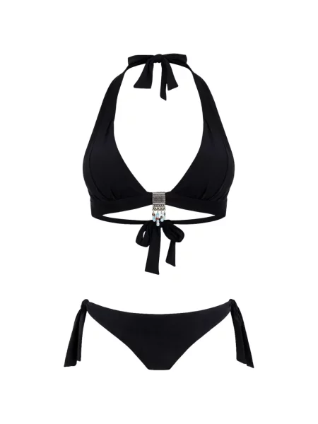 Bikini Banana Moon cu mărgele negru