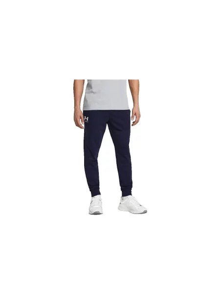 Pantaloni de jogging Under Armour alergare din material terry albastru