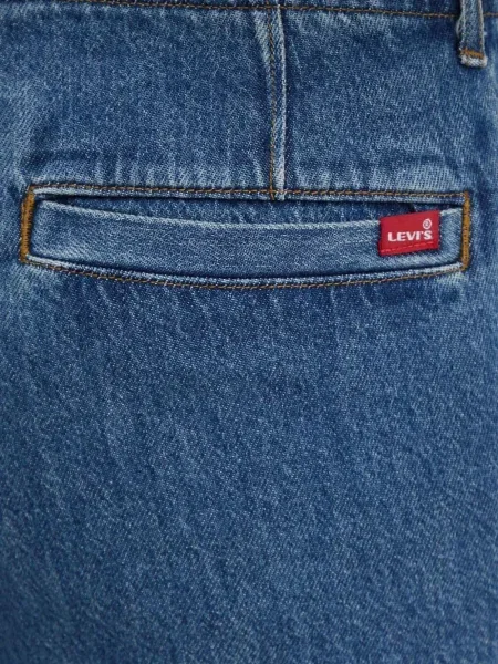 Retro lepršave traperice Levi's® lepršave s izlizanim efektom plava