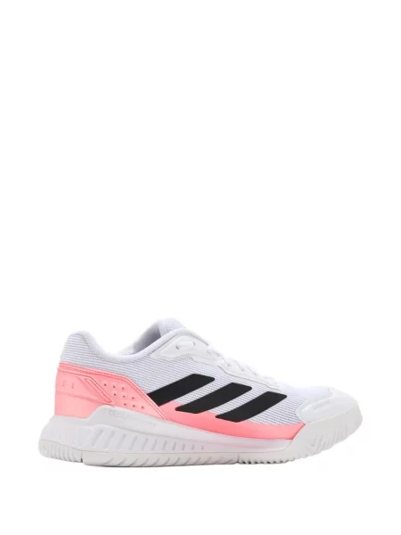 Шорти Adidas с връзки с дантела със змийски принт бяло