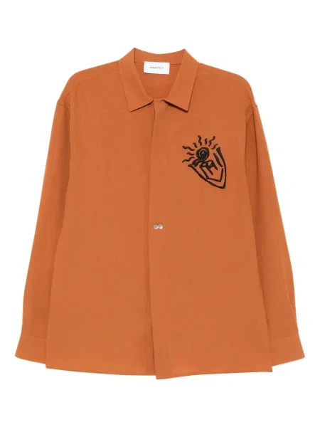 Košulja Ports V s printom smeđa