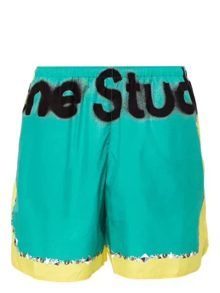 Slip de baie Acne Studios cu imagine verde