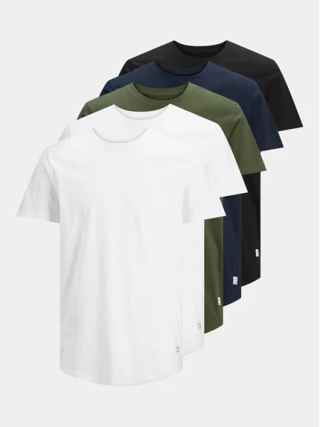 Jack & Jones Set de tricouri﻿ Noa Colorat alb