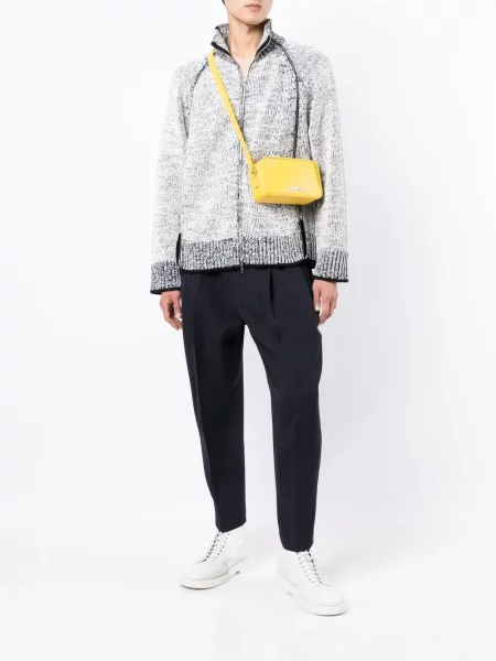 Plisované zúžené kalhoty 3.1 Phillip Lim modré