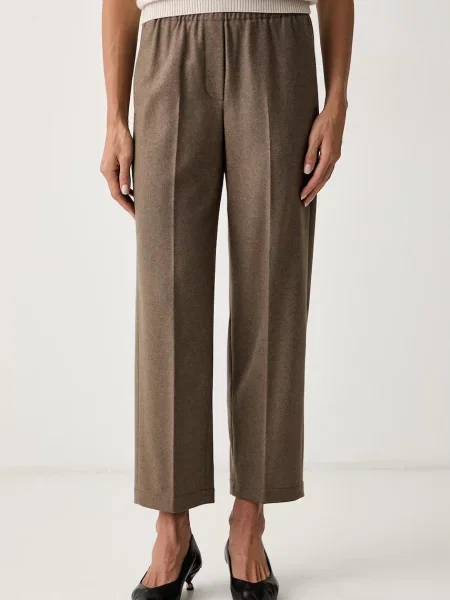 Seventy Venezia pantaloni pentru femei din lână bej