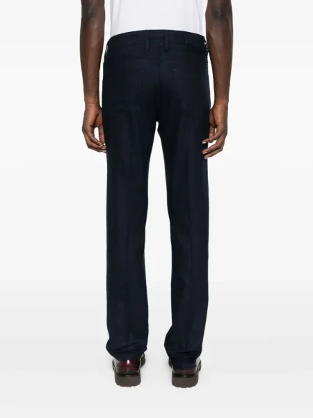 Pantaloni Jacob Cohën de lână albastru