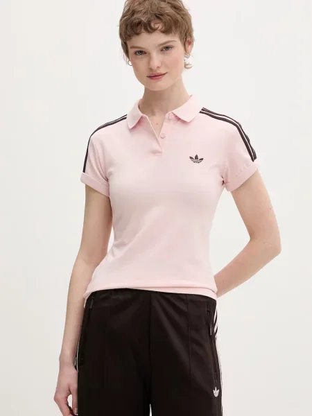 Adidas Originals polo majica roza