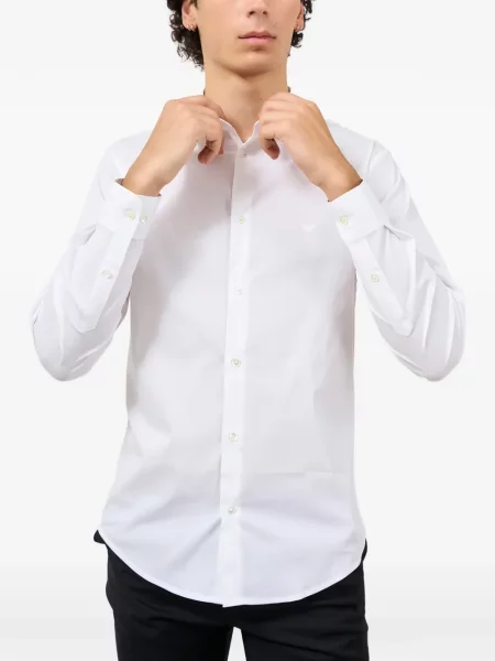 Košeľa Emporio Armani biela