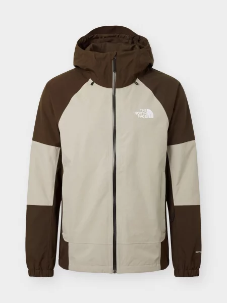 THE NORTH FACE Sportovní bunda Slider tmavě / šedobéžová hnědá