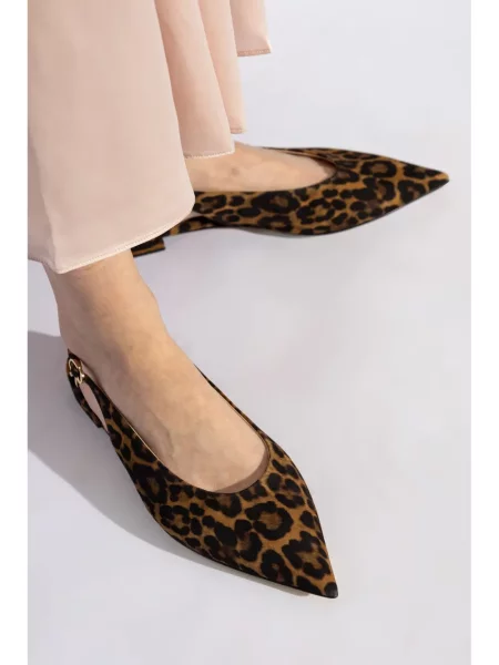 Sandale Gianvito Rossi cu imagine cu model leopard maro