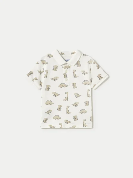 Mayoral Tricou polo alb