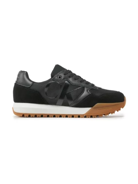 Sneakersy Calvin Klein zamszowe czarne