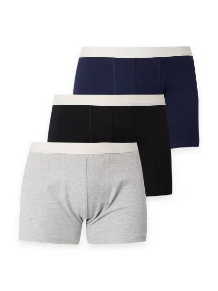 ABOUT YOU Boxeri Mario bleumarin / gri amestecat negru