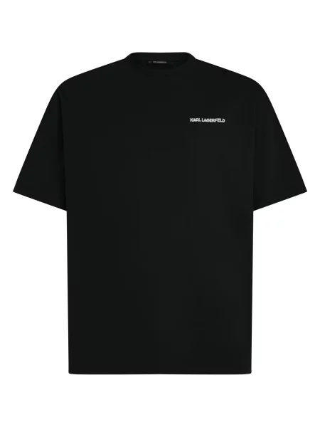 Karl Lagerfeld Tricou Après Ski Club negru alb